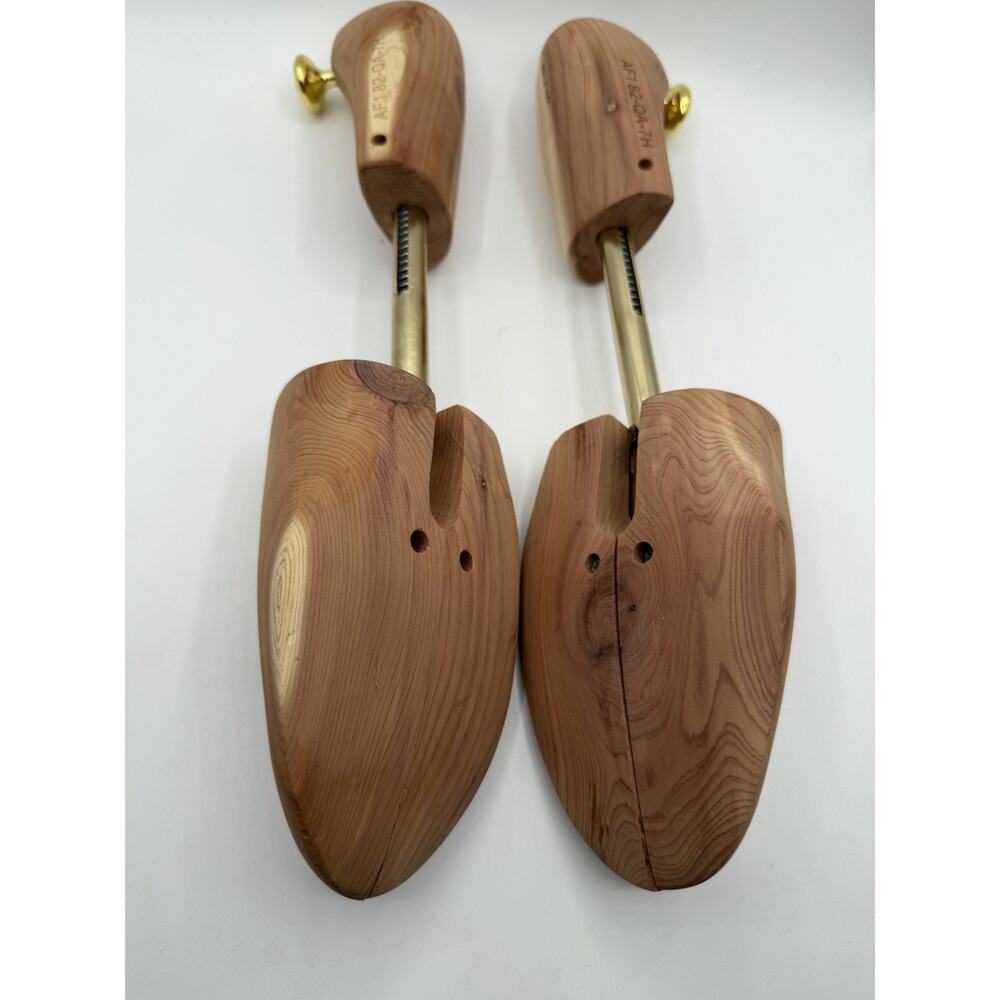 Nike Air Force 1 Wooden Shoe Trees Gold Tone Knob AF1 82-QA-7H - US 12 - Picture 7 of 7